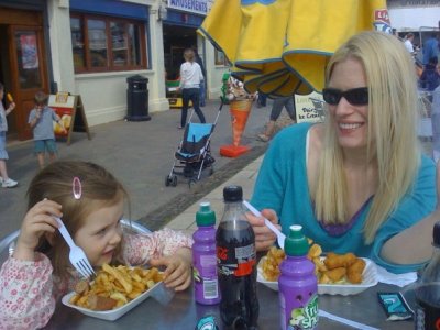 All white teeth, Boden and middle class, but not a piece of rocket in sight... "The Vicar's Wife give her kids fruit shoots"!